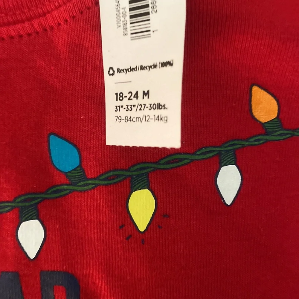 Gap / Old Navy 18-24 months Christmas bundle. 2 shirts, 1 NWT pj